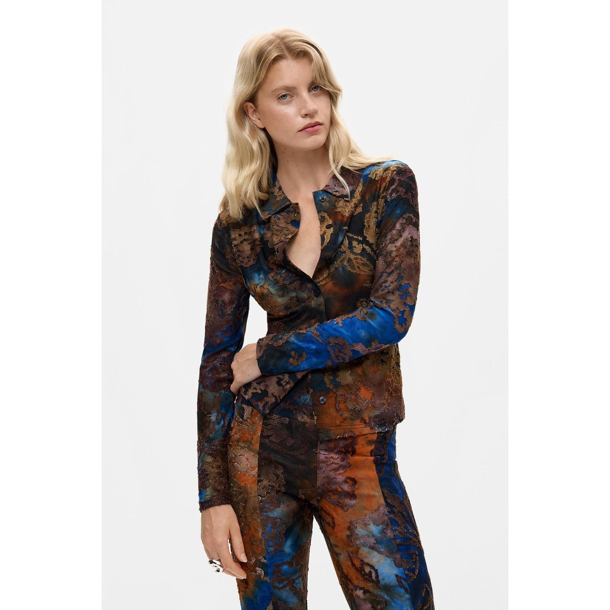 Pantalon long en maille noir, DESIGUAL