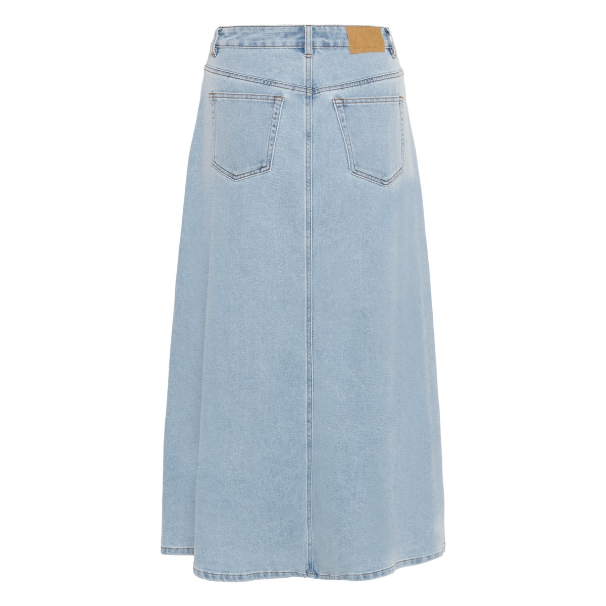 Jupe casual bleu light blue washed denim, KAFFE