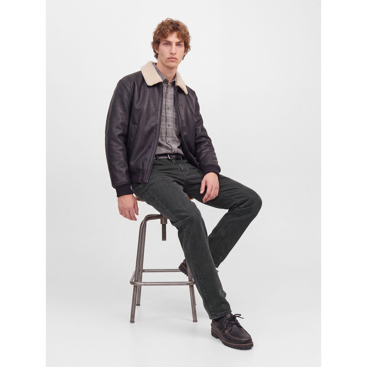 Coupe Regular black denim 1, JACK & JONES