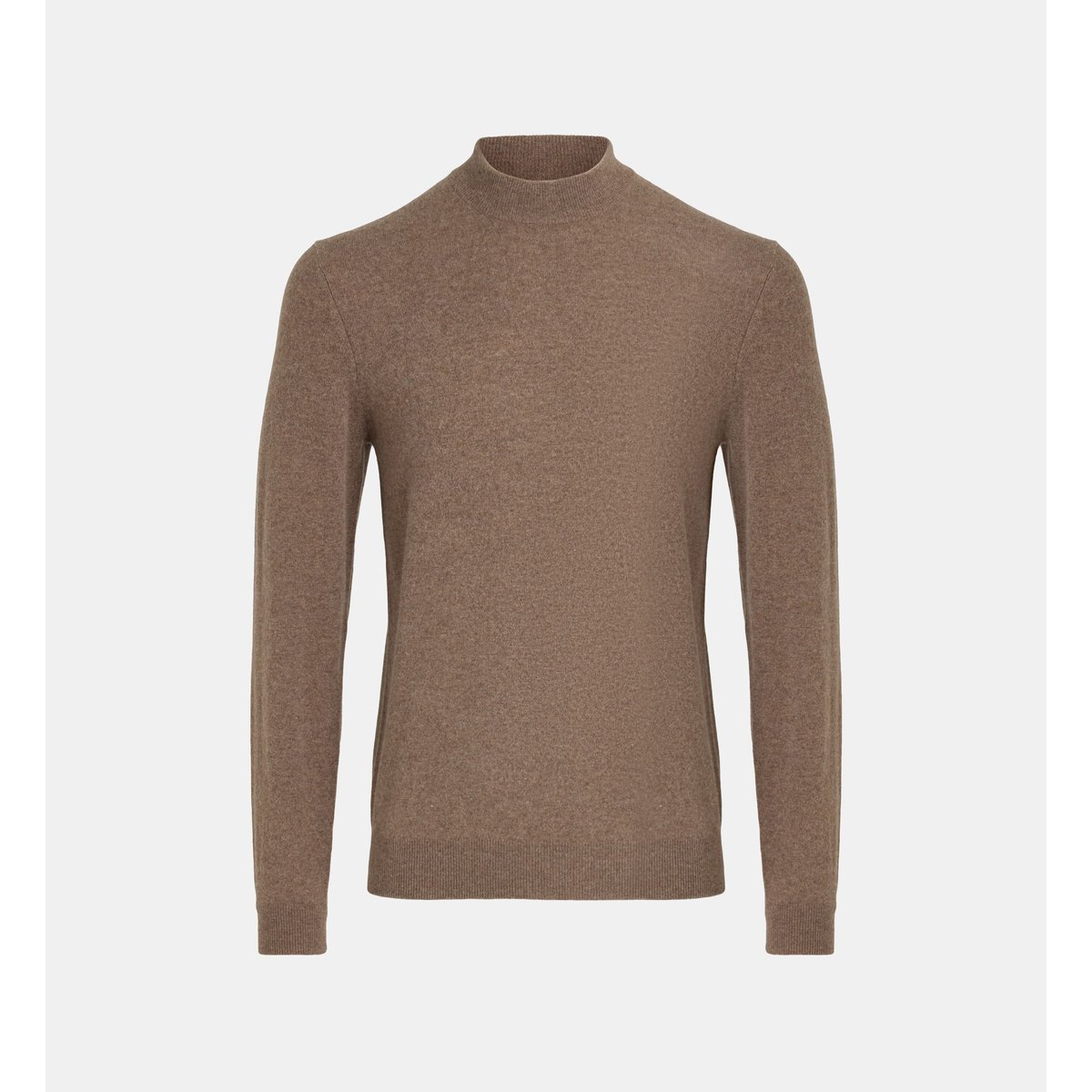 Pull droit rachmok cachemire marron moyen, GALERIES LAFAYETTE