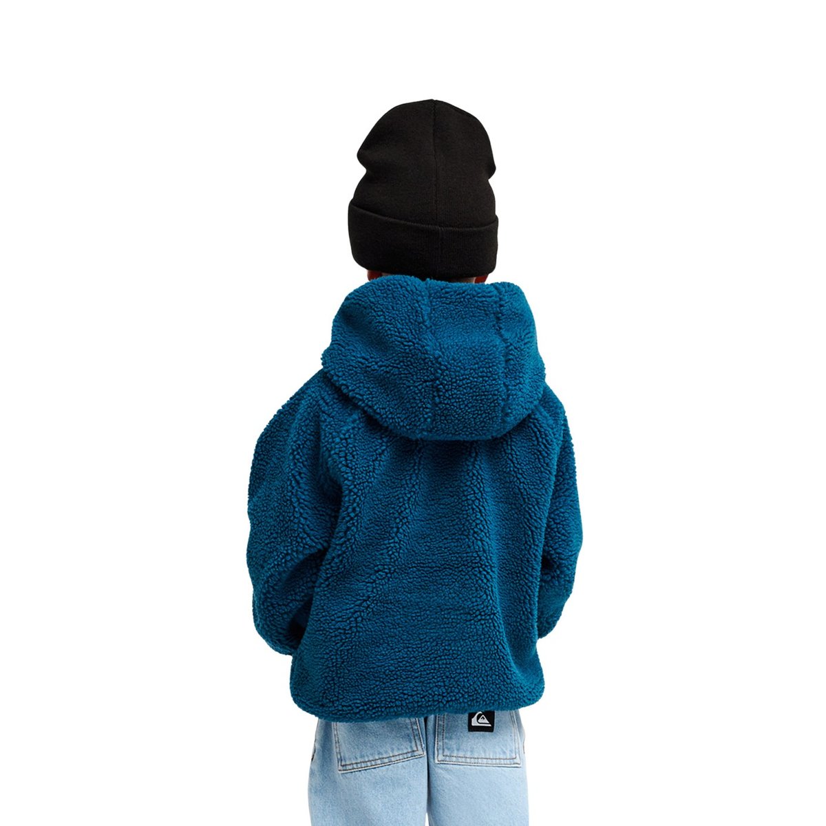 Sweat zippé à capuche SLALOM POLAR bleu blue coral, QUIKSILVER