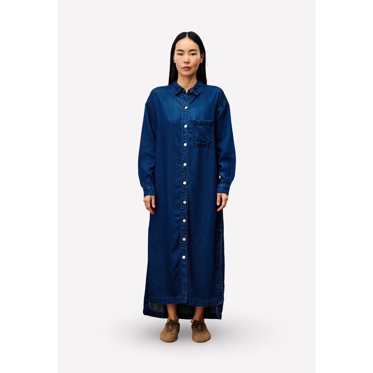 Robe longue RAGAMUFFIN bleu jean, FRNCH