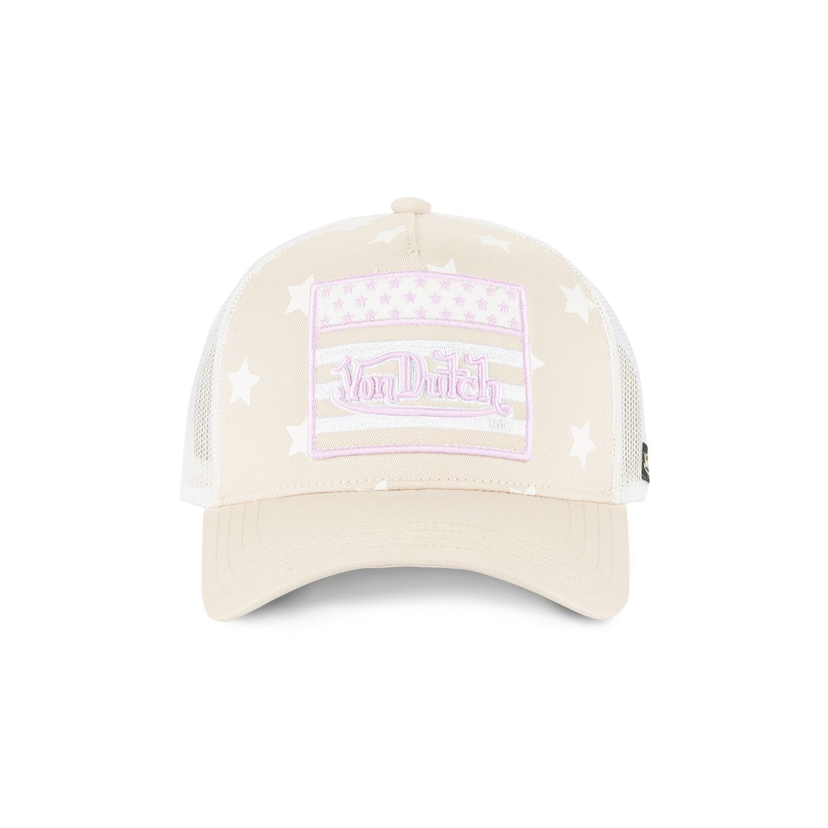 Casquette trucker STAR - Junior rose/blanc, VON DUTCH
