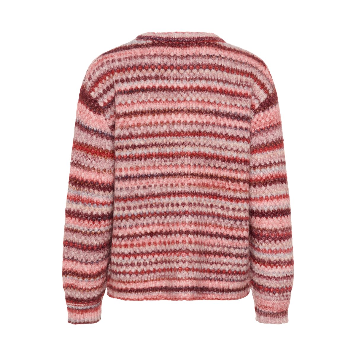 Cardigan à tricot rouge red melange multi, CULTURE