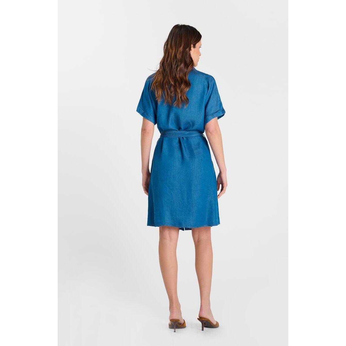 Robe droite DIANE blue denim, LE TEMPS DES CERISES