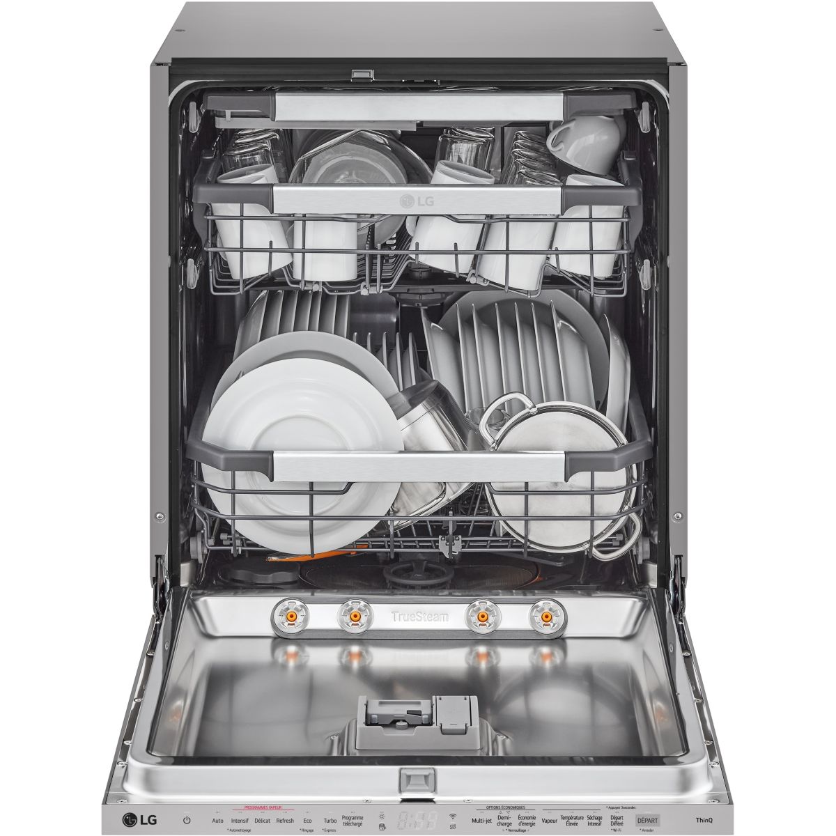 Lave vaisselle encastrable DB476TXS TrueSteam couleur unique, LG