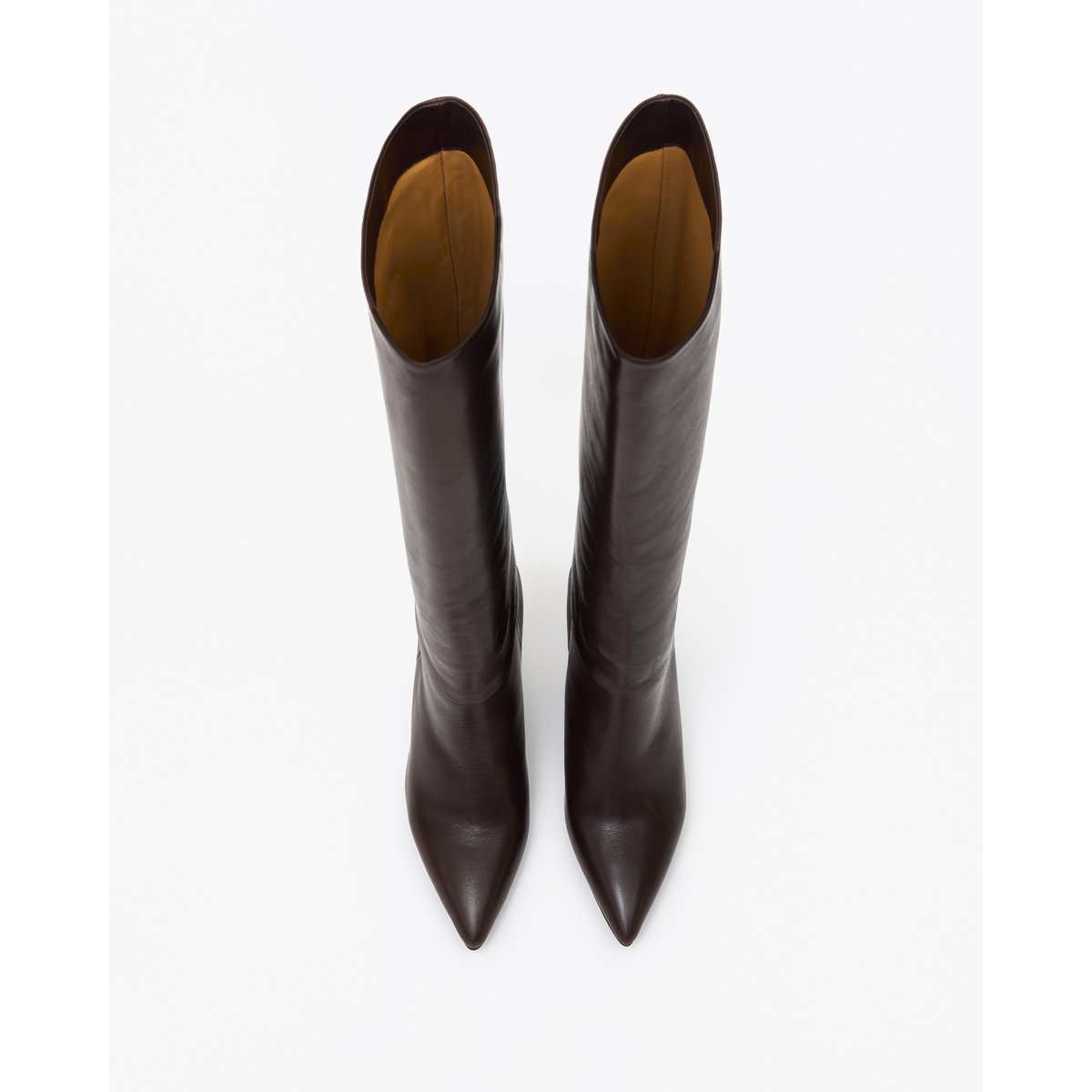 Bottes à talon aiguille COCO chocolat, MI MAI