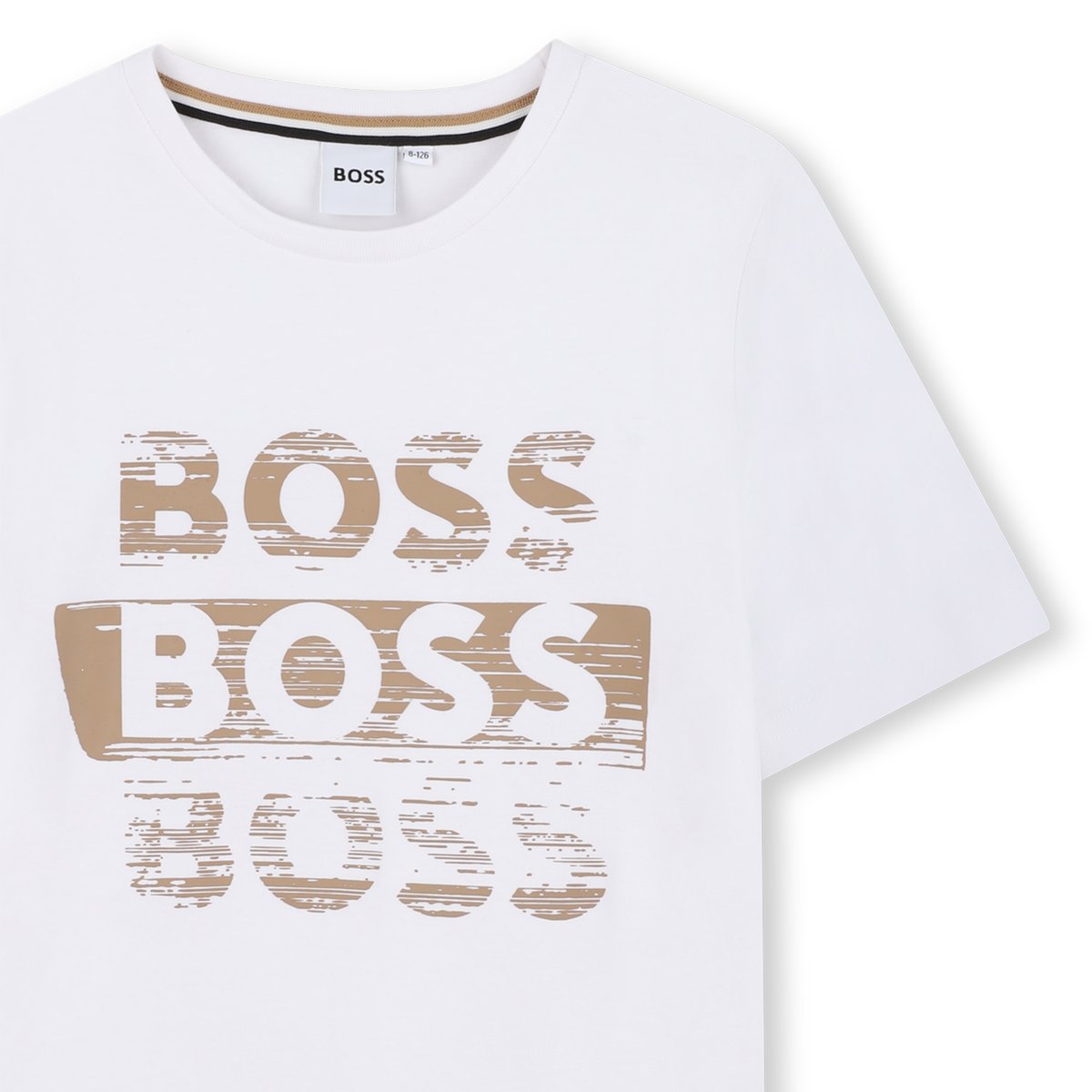 T-shirts à manches courtes blanc, BOSS KIDSWEAR