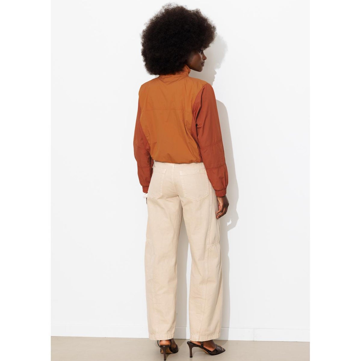 Blouson coupe-vent orange, PROMOD