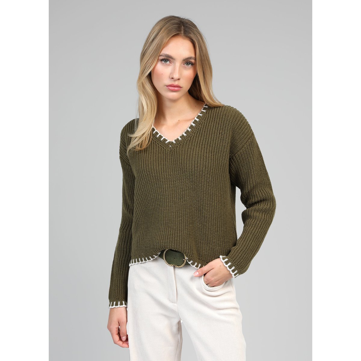 Pull VALENTINE militaire, AN'GE