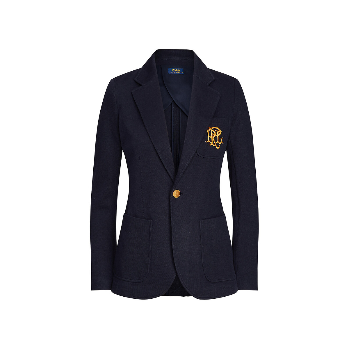 Blazer coupe cintrée marine, POLO RALPH LAUREN