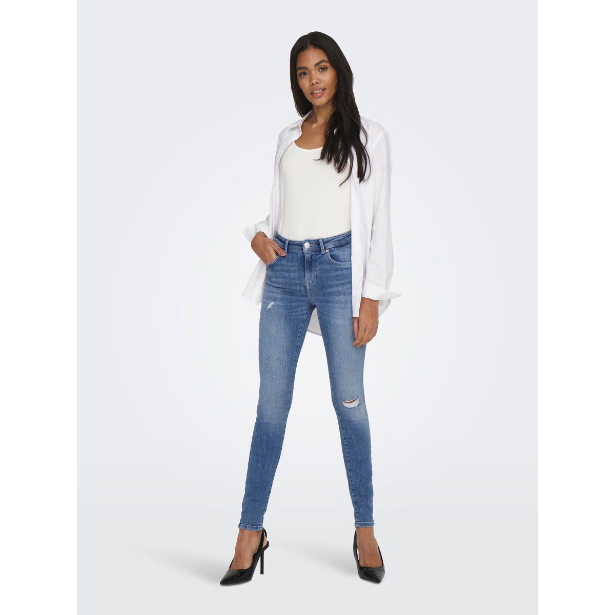 Jean Skinny medium blue denim, ONLY