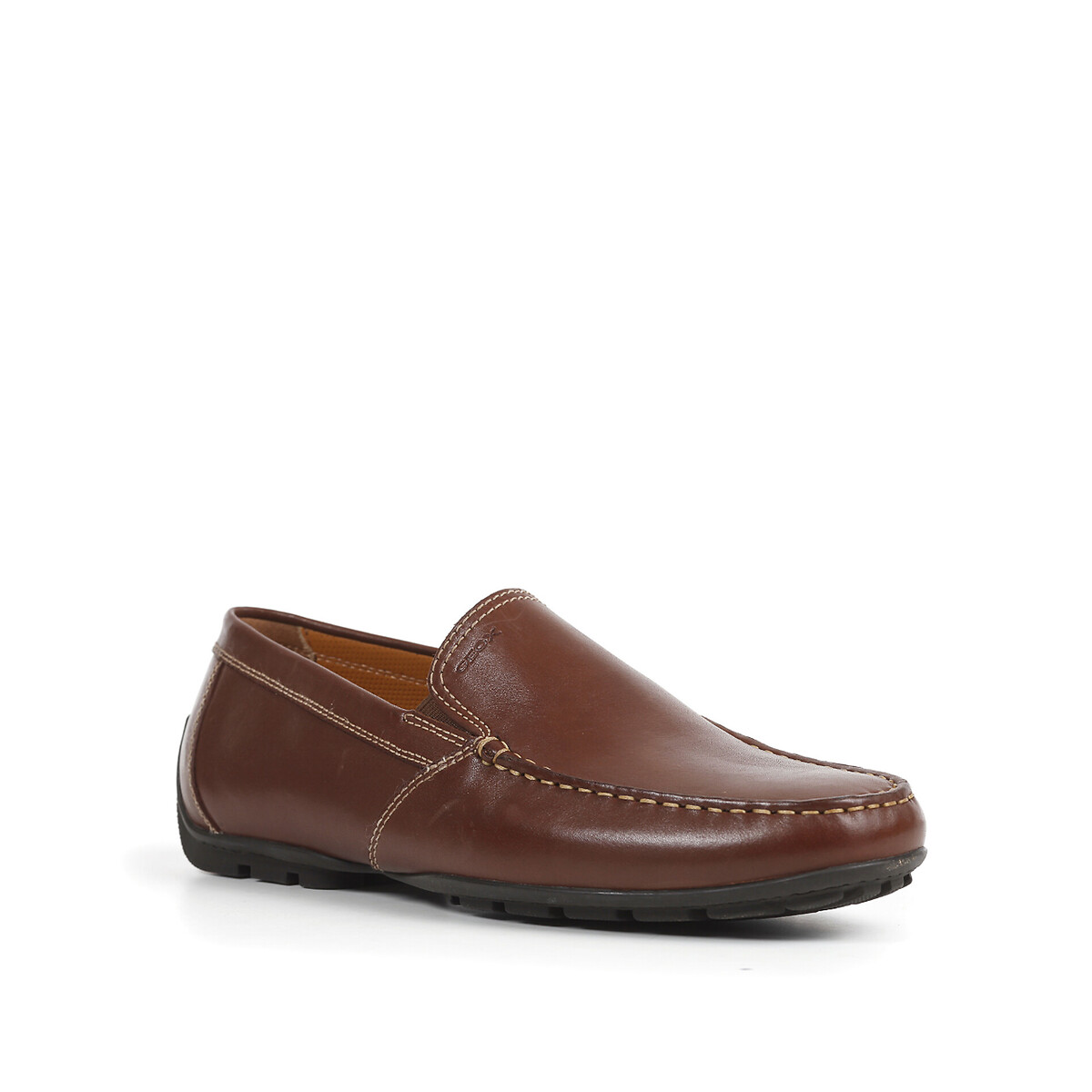 Mocassins cuir Moner tan, GEOX