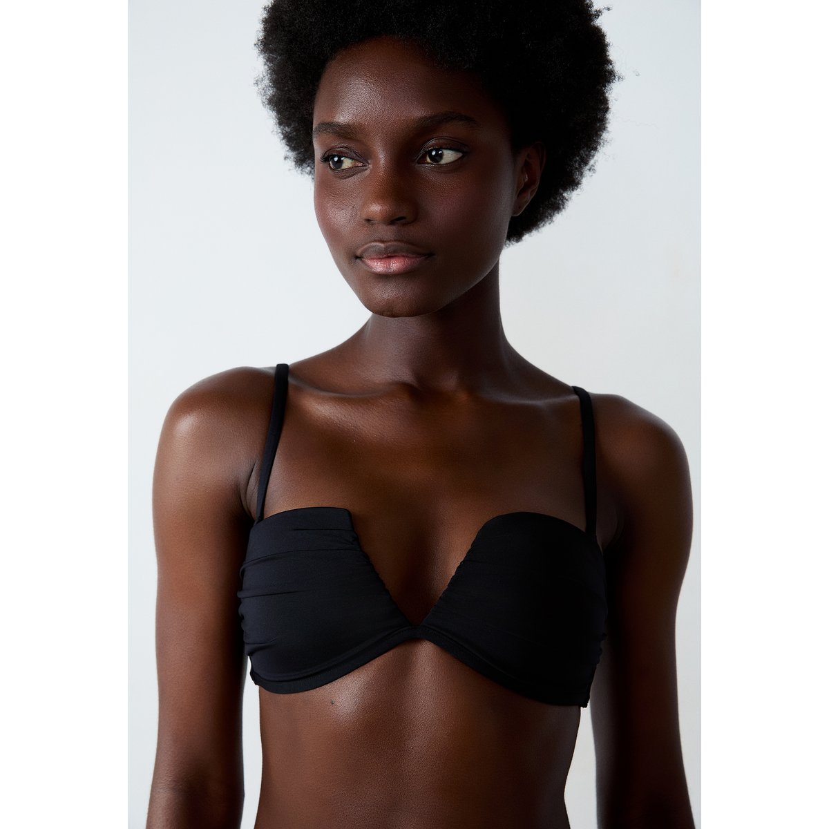Haut de maillot de bain bandeau avec bretelles amovibles HARMONIE SWIM noir, ETAM