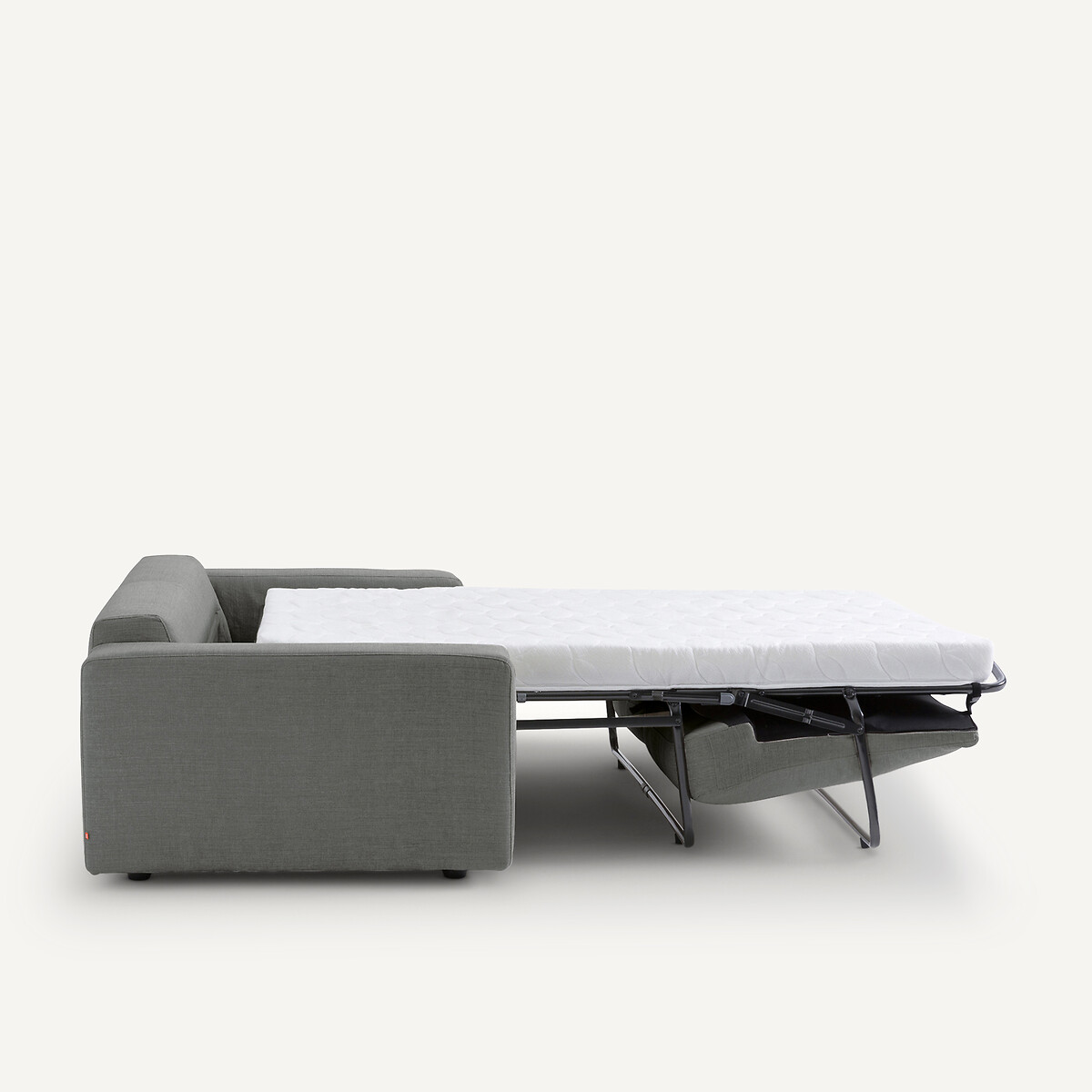 Canapé convertible coton/lin, Skander anthracite, AM.PM