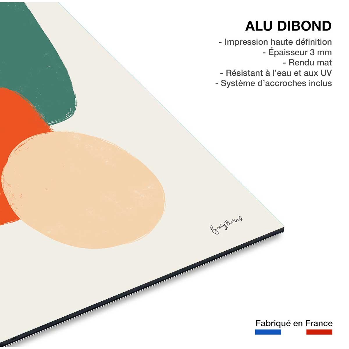 Tableau Palette couleur primaire tableau alu dibond, HEXOA