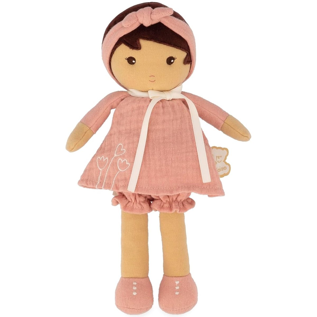 Ma première poupée en tissu Amandine 25 cm rose, KALOO