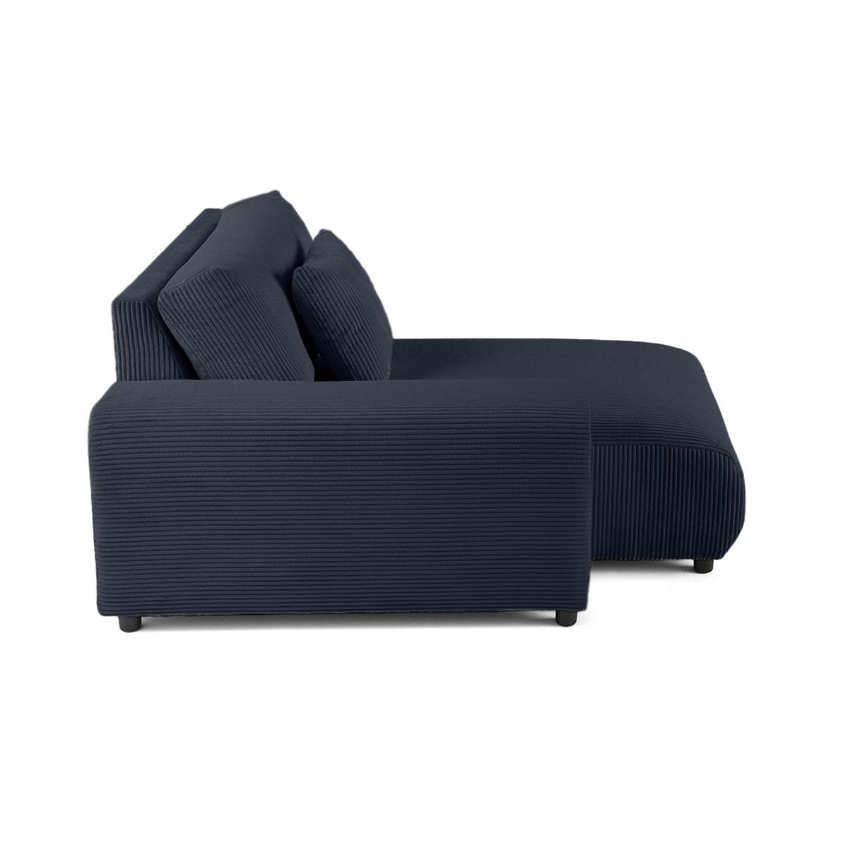 Module d'assise méridienne gauche - GARANCE bleu nuit, BEST MOBILIER