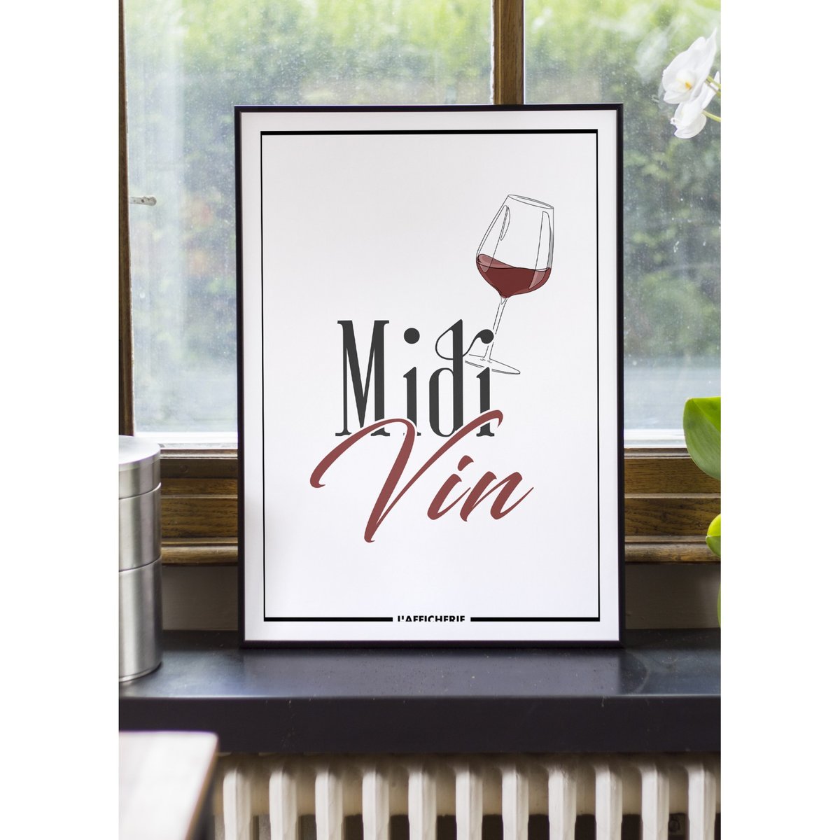 Affiche Midi Vin blanc, L'AFFICHERIE