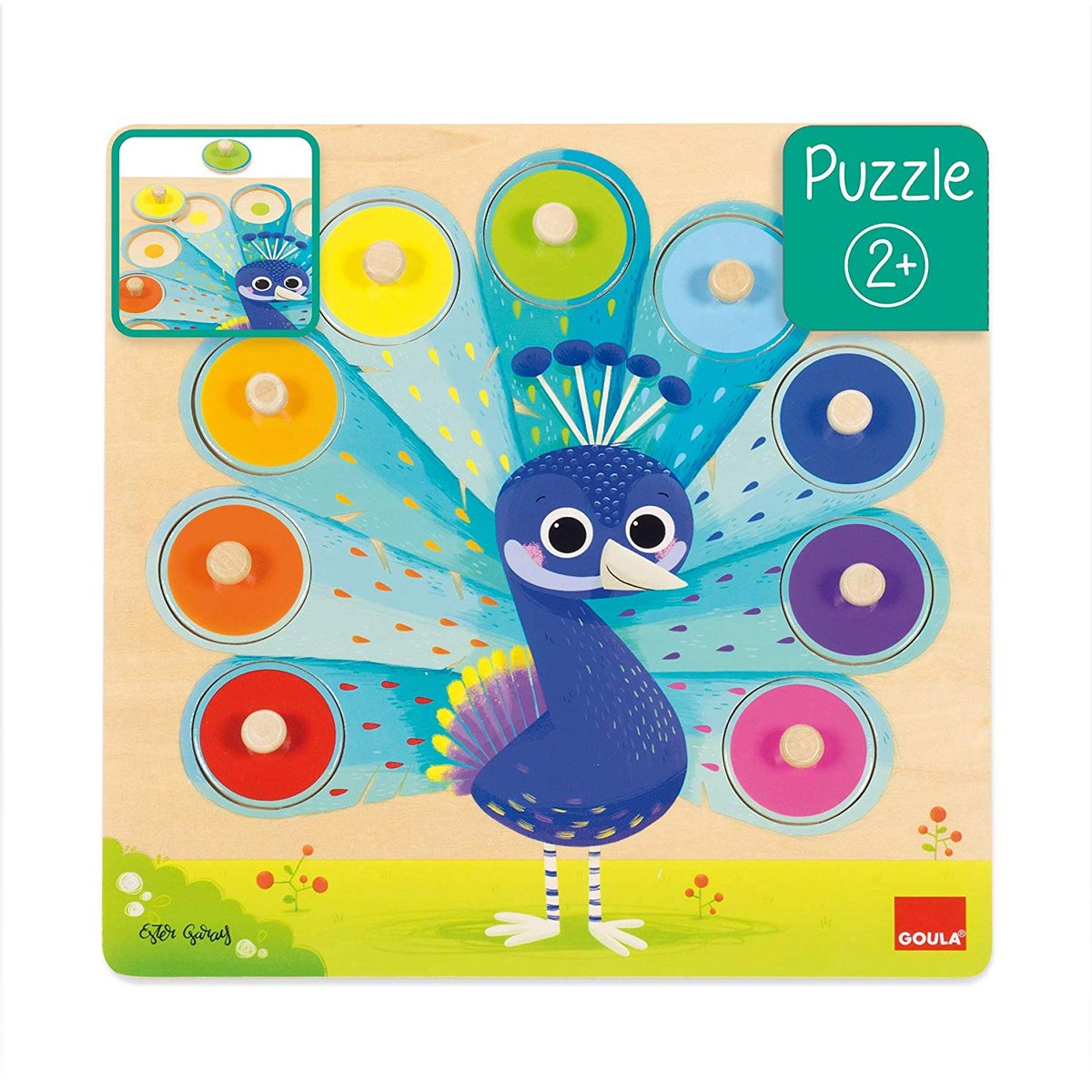 Puzzle Paon bleu, GOULA