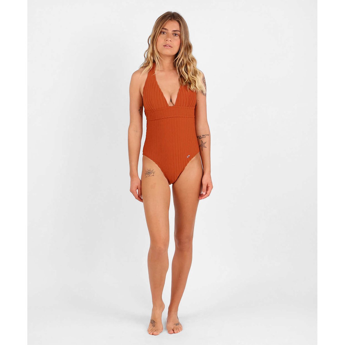 Maillot une pièce jacquard ANTONIA red island, OXBOW