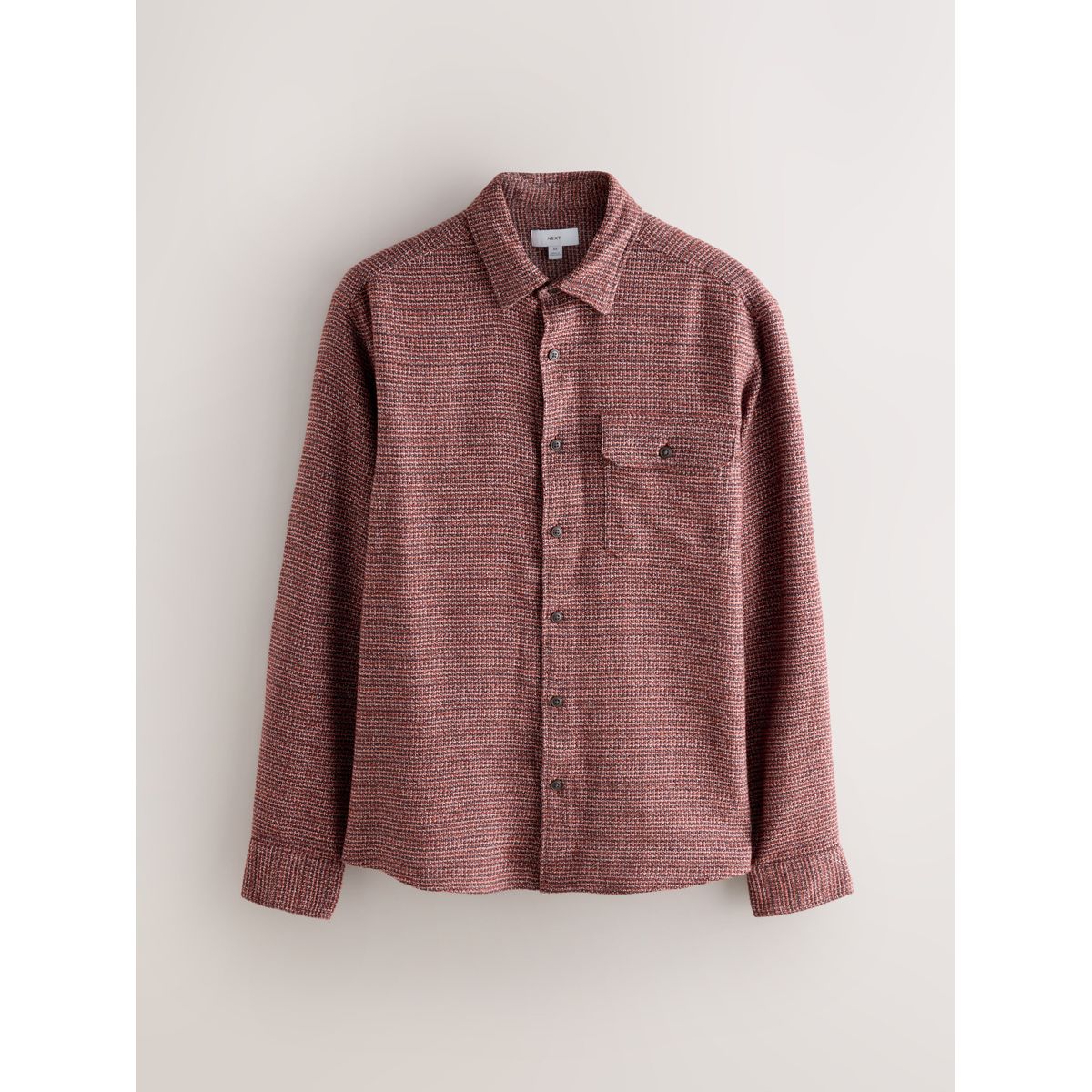 Surchemise texturée rouge bordeaux, NEXT