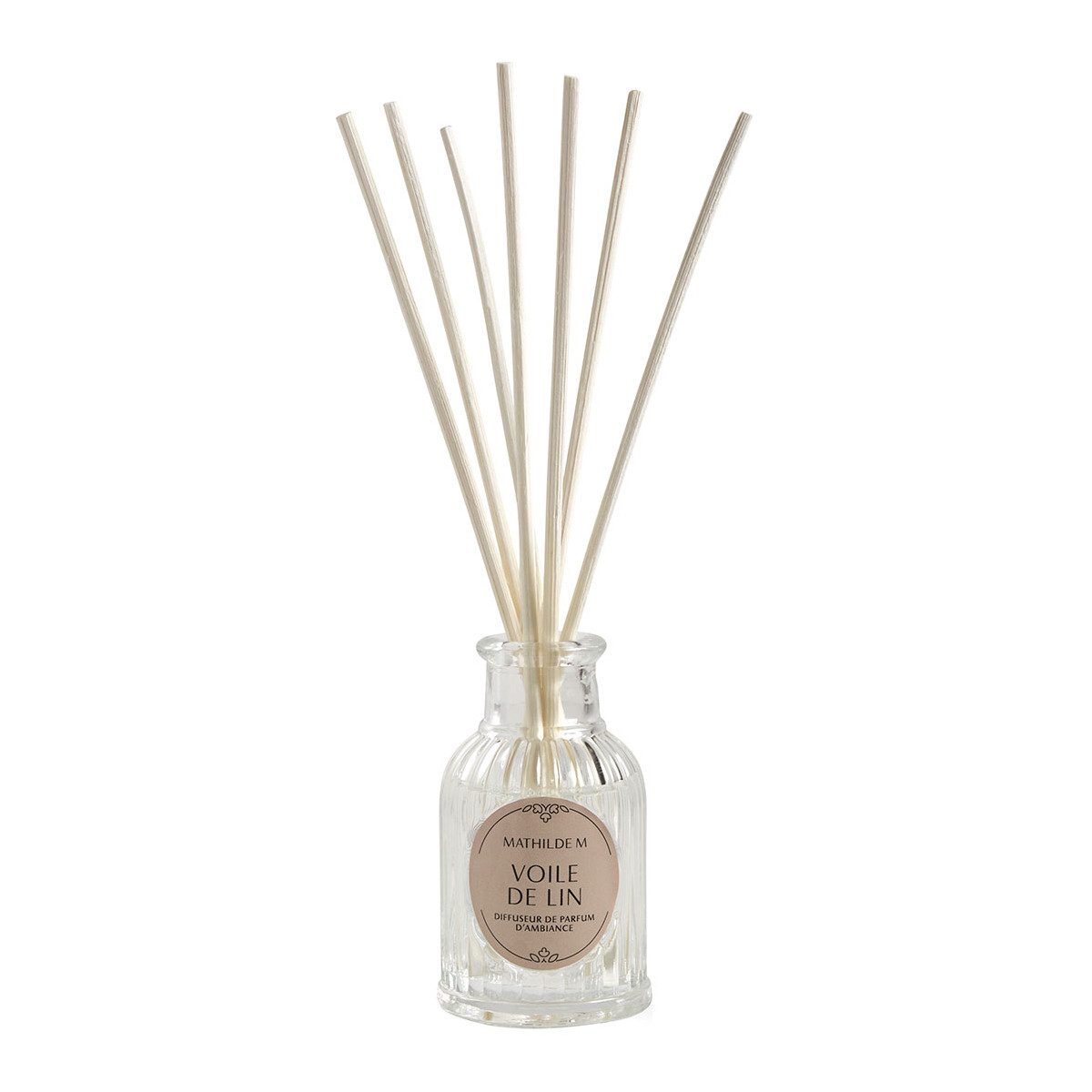 Coffret diffuseur et décor parfumé Voile de Lin TRÉSOR DE FLEURS rose, MATHILDE M