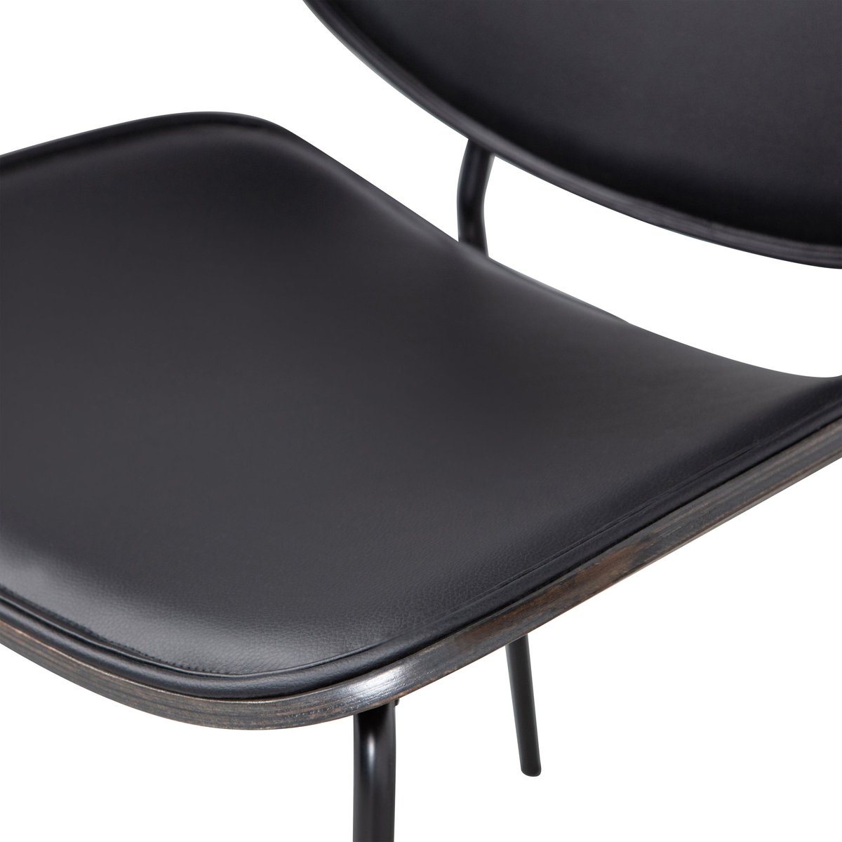 Chaises de table métal CLOSE noir, WOOOD