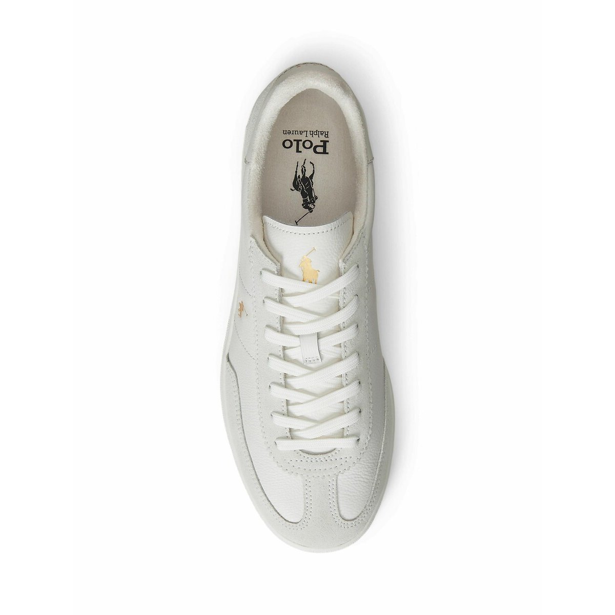 Baskets en cuir Bedford PP blanc, POLO RALPH LAUREN