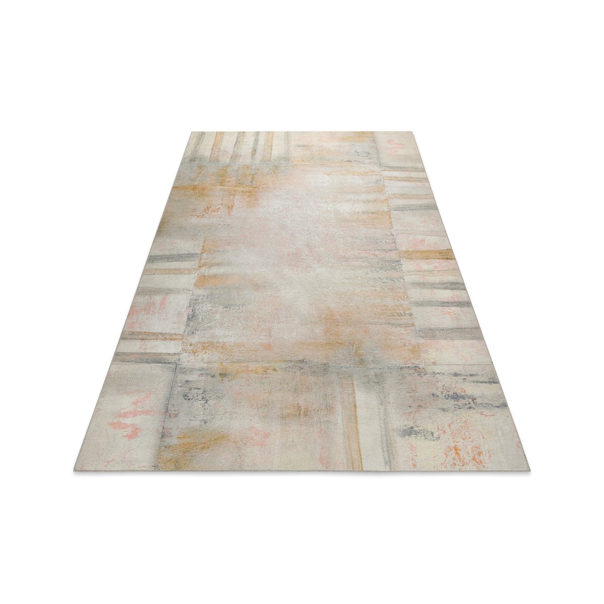 WECONhome Maui, tissé machine, coton, tapis tissé plat, certifié OEKO-TEX® (n° D20-0634) (70 x 120 cm, ocre) , Maui jaune ocre, ESPRIT