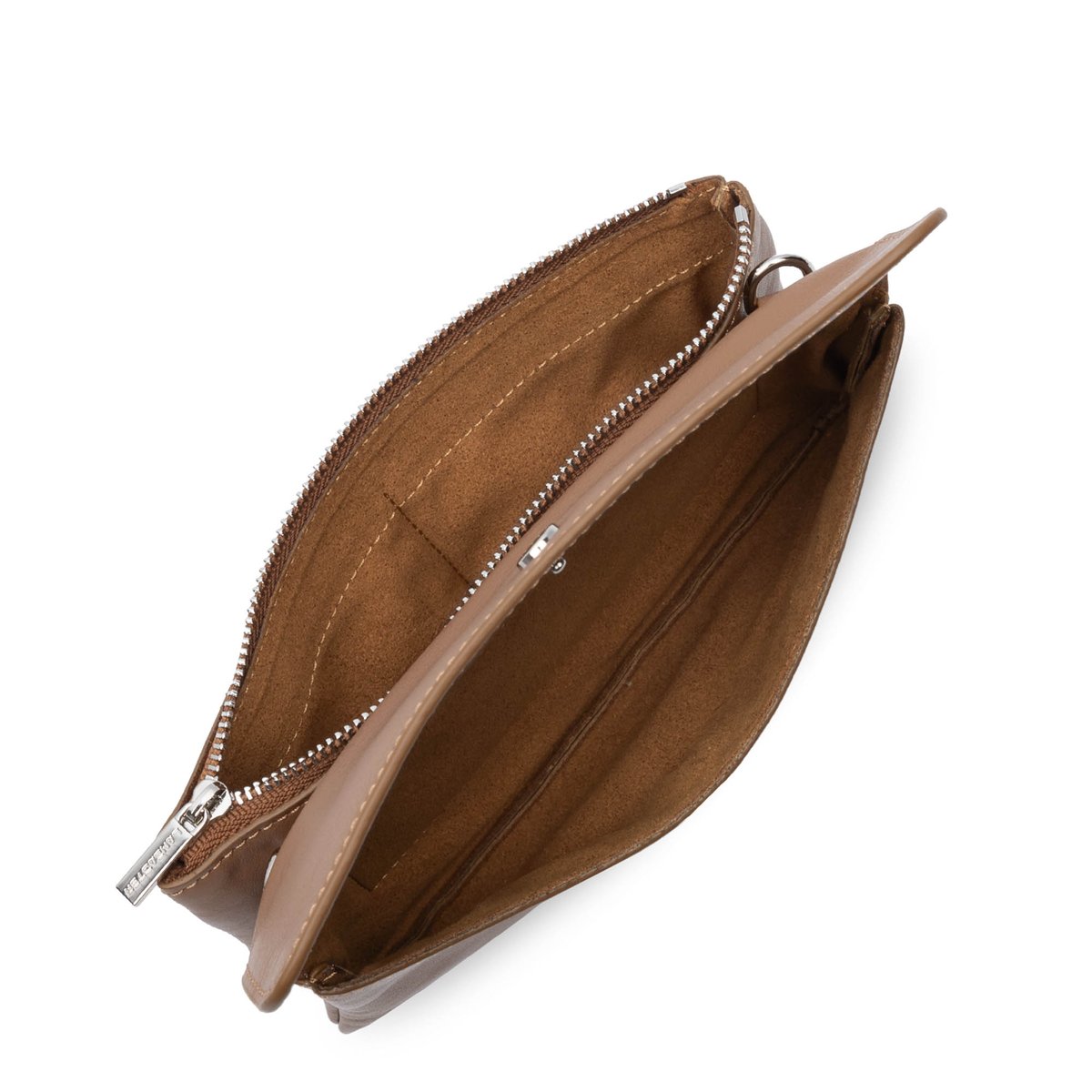 Double pochette SOFT PM camel, LANCASTER