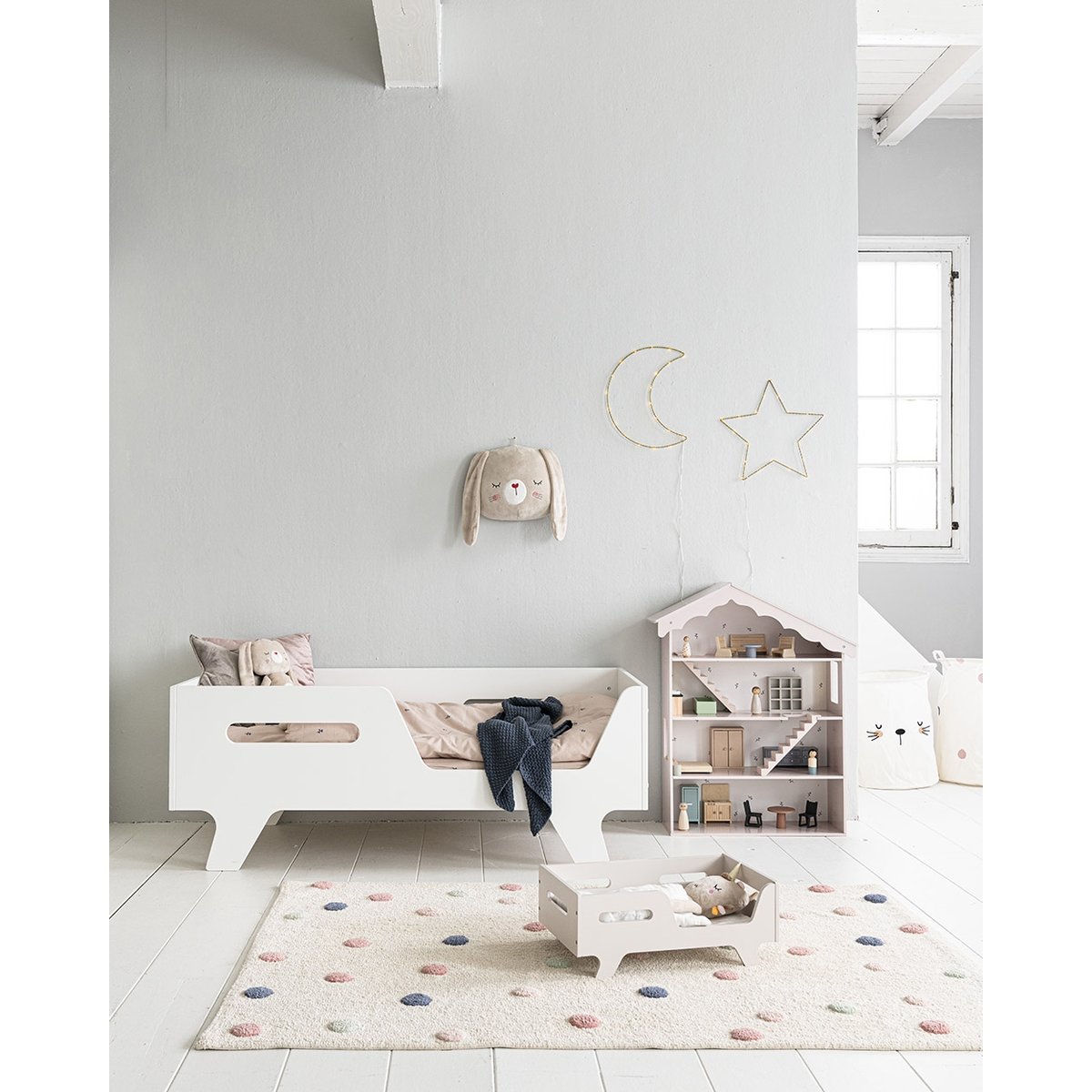 Peluche lapin LAPI beige, PETITE AMELIE