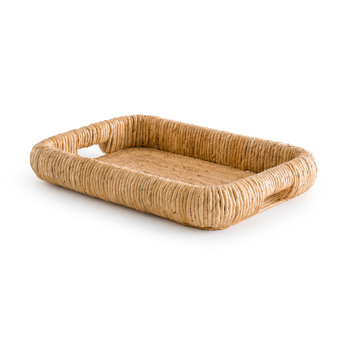 Tablett Marilo aus Bananenrinde, rechteckig natur, AM.PM