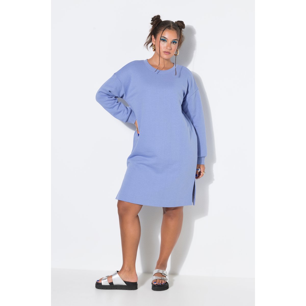 Robe en molleton oversize bleu clair, STUDIO UNTOLD