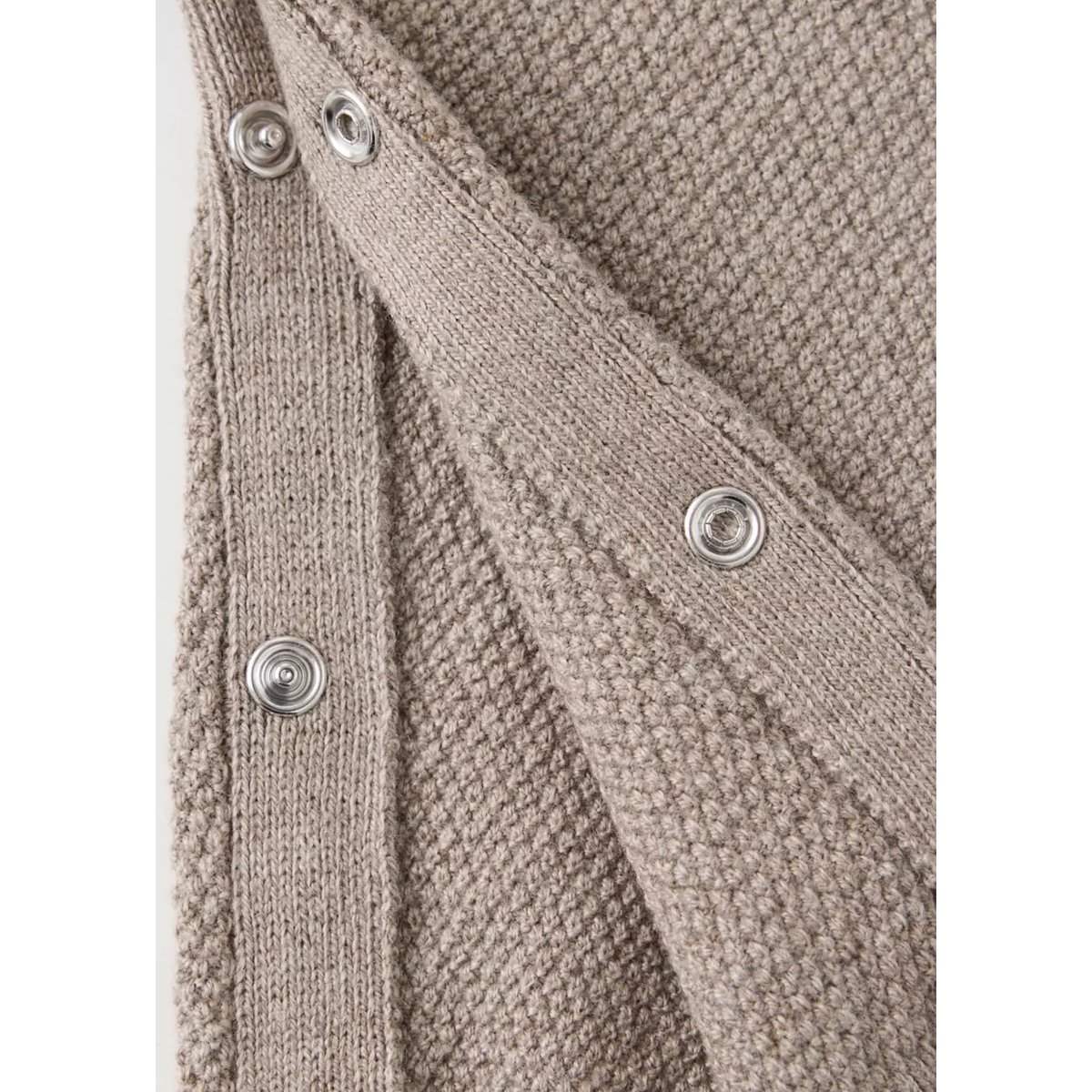 Salopette longue maille marron moyen, MANGO BABY