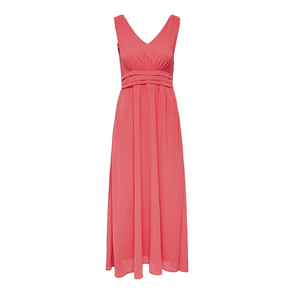Robe longue à bretelles rose rougi, ONLY