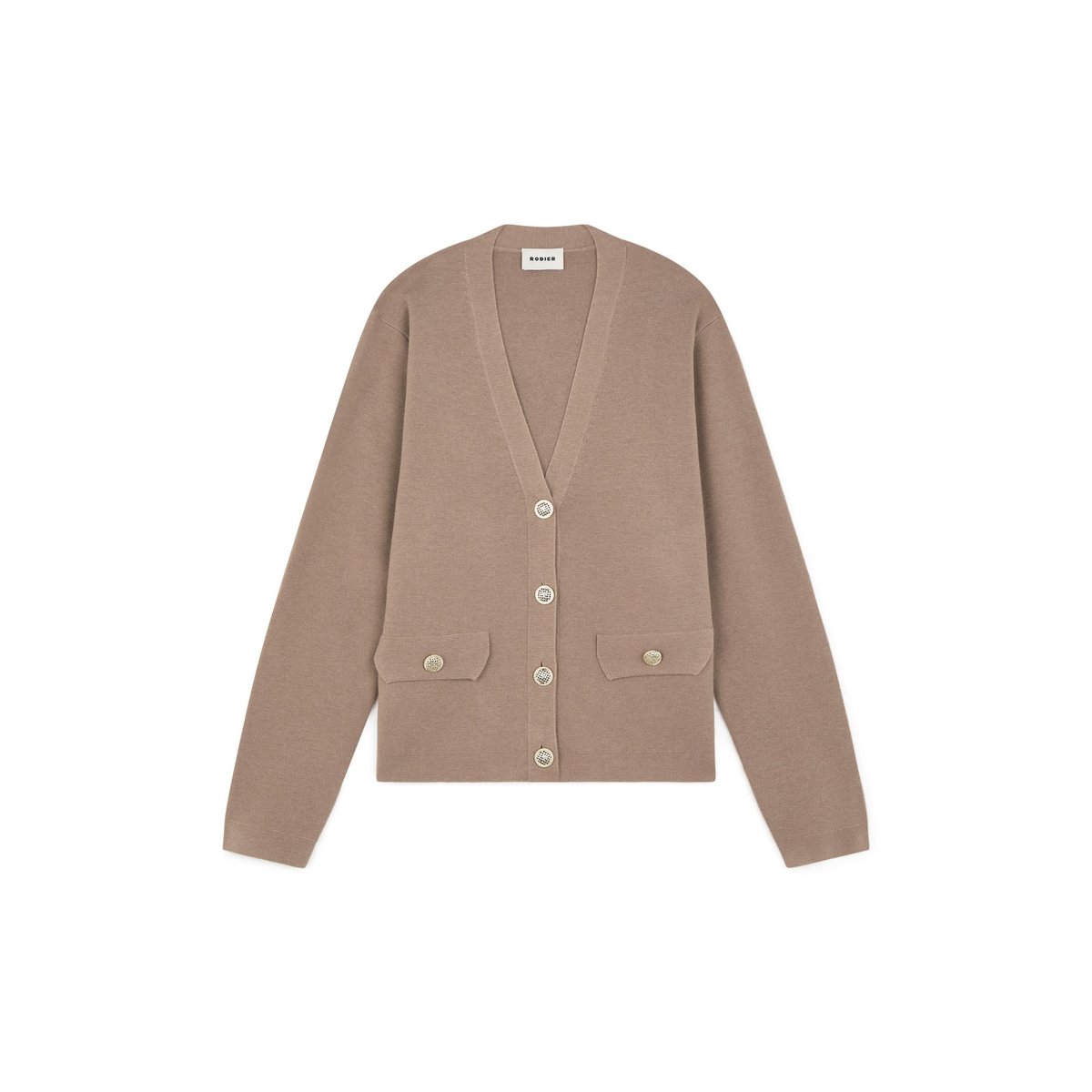 Veste courte en maille milano 1VN4267349 marron, RODIER
