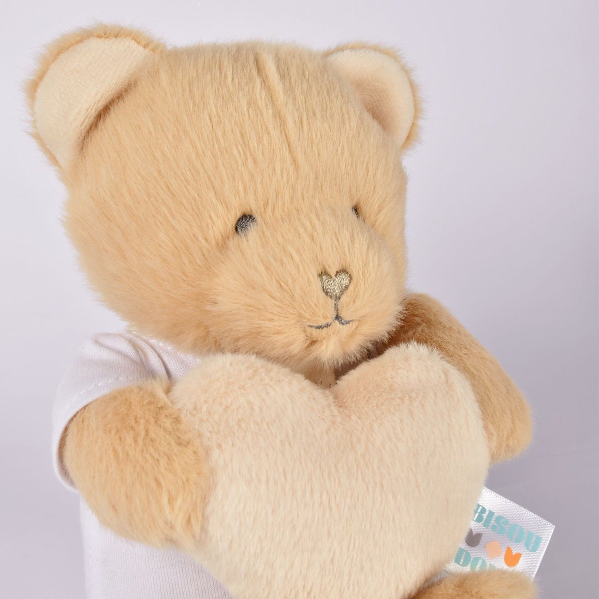Peluche Ours Cœur Unicef marron, DOUDOU ET COMPAGNIE