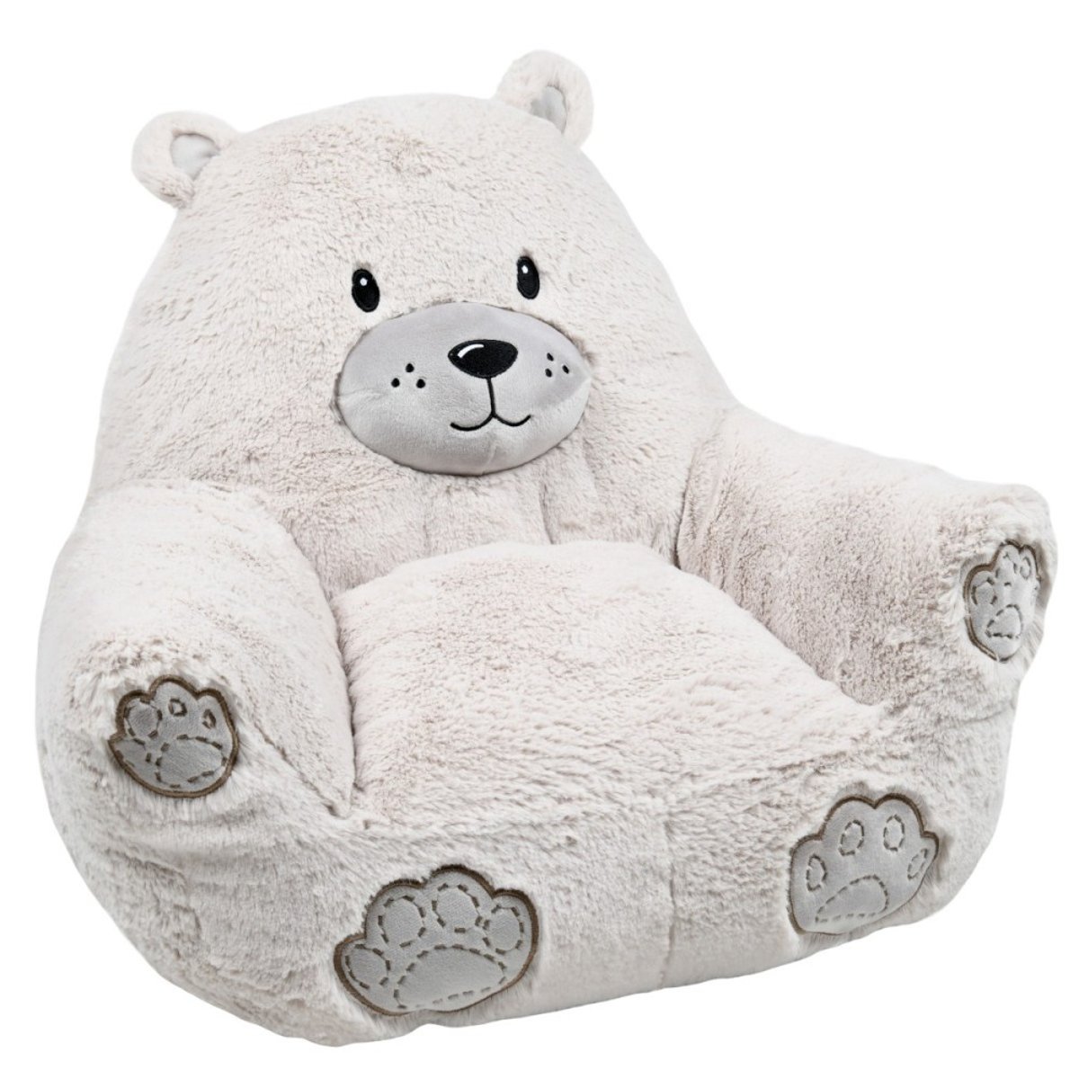 Fauteuil Pour Enfant Jules Forme Pouf gris, DECORATIE