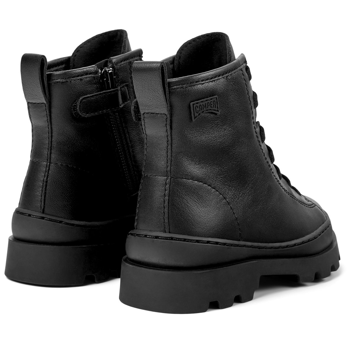 Bottes Cuir Brutus noir, CAMPER