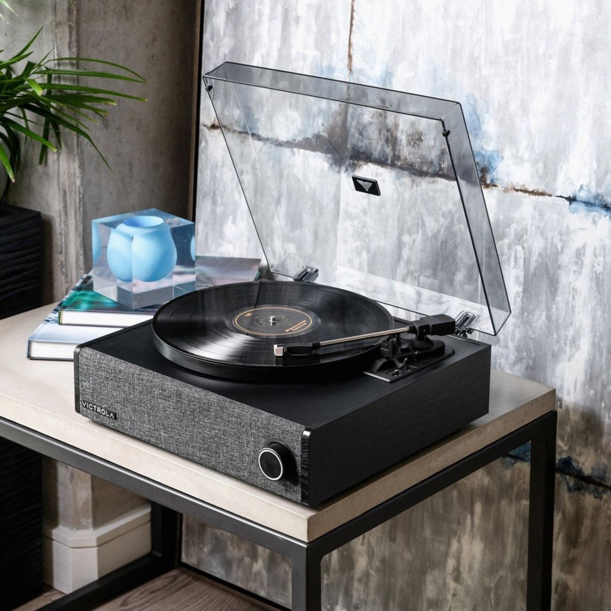 Platine vinyle EASTWOOD II VTA-74 NOIR couleur unique, VICTROLA