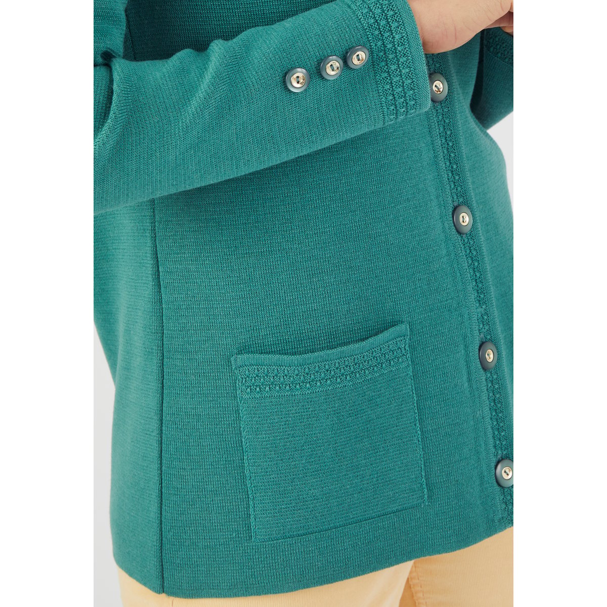 Gilet maille milano vert, DAMART