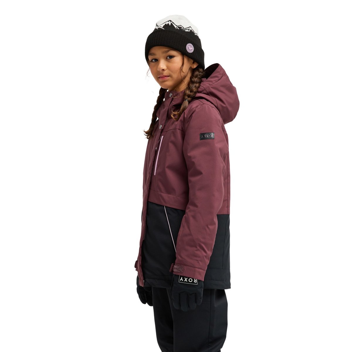 Veste de snow technique DAWNRAE PARKA. rouge huckleberry, ROXY