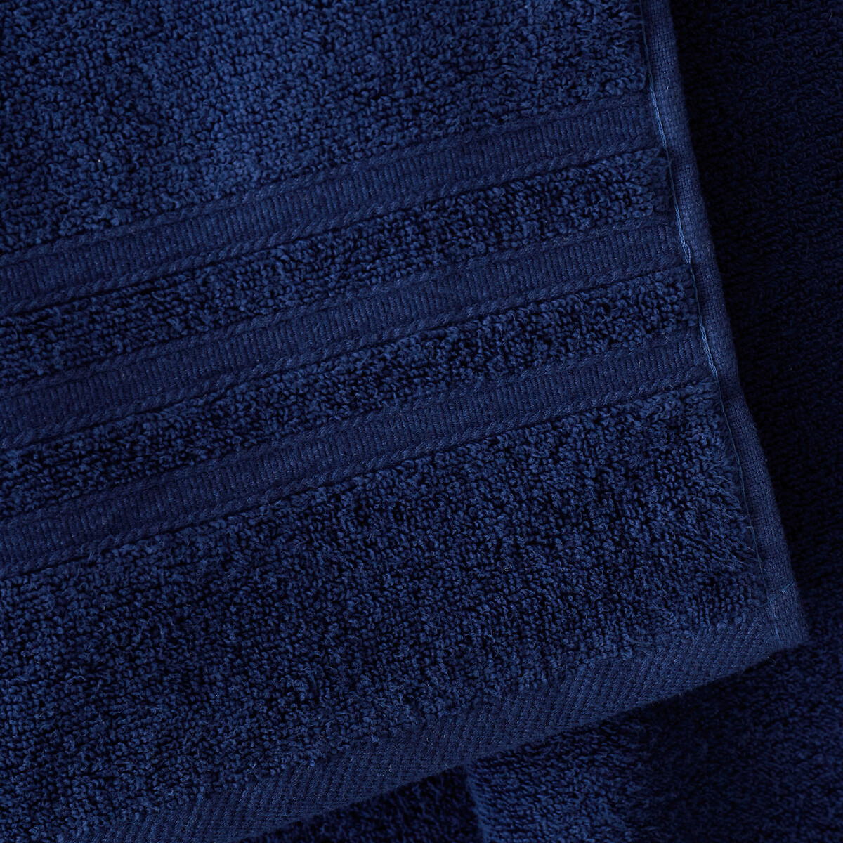 Zero Twist Cotton Bath Sheet Pair navy, CATHERINE LANSFIELD