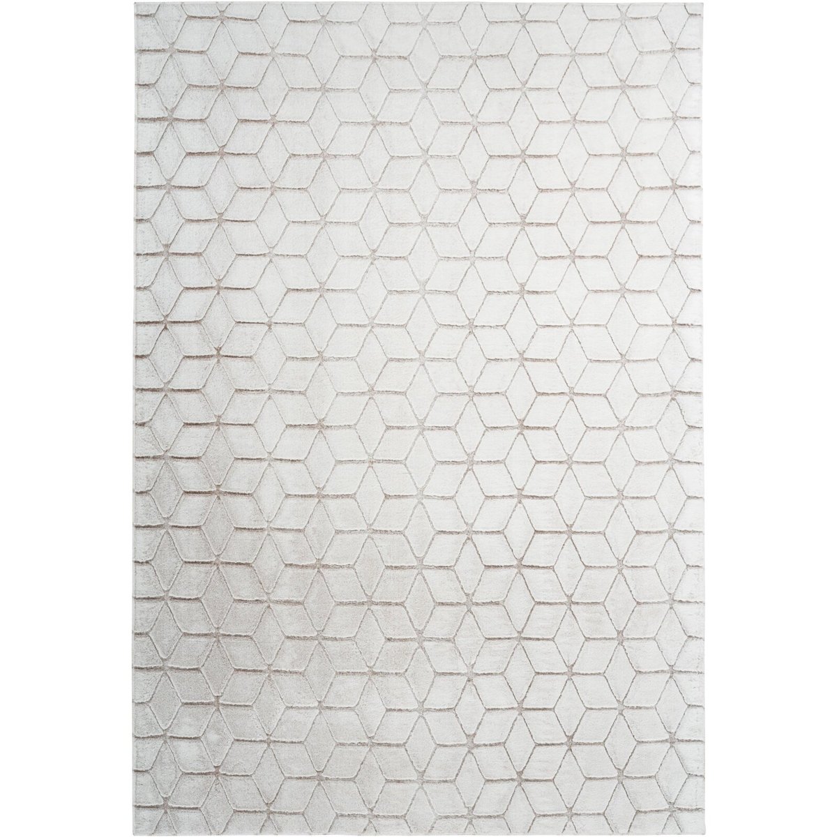 Tapis rectangulaire, VIVICA blanc, taupe, ARTE ESPINA