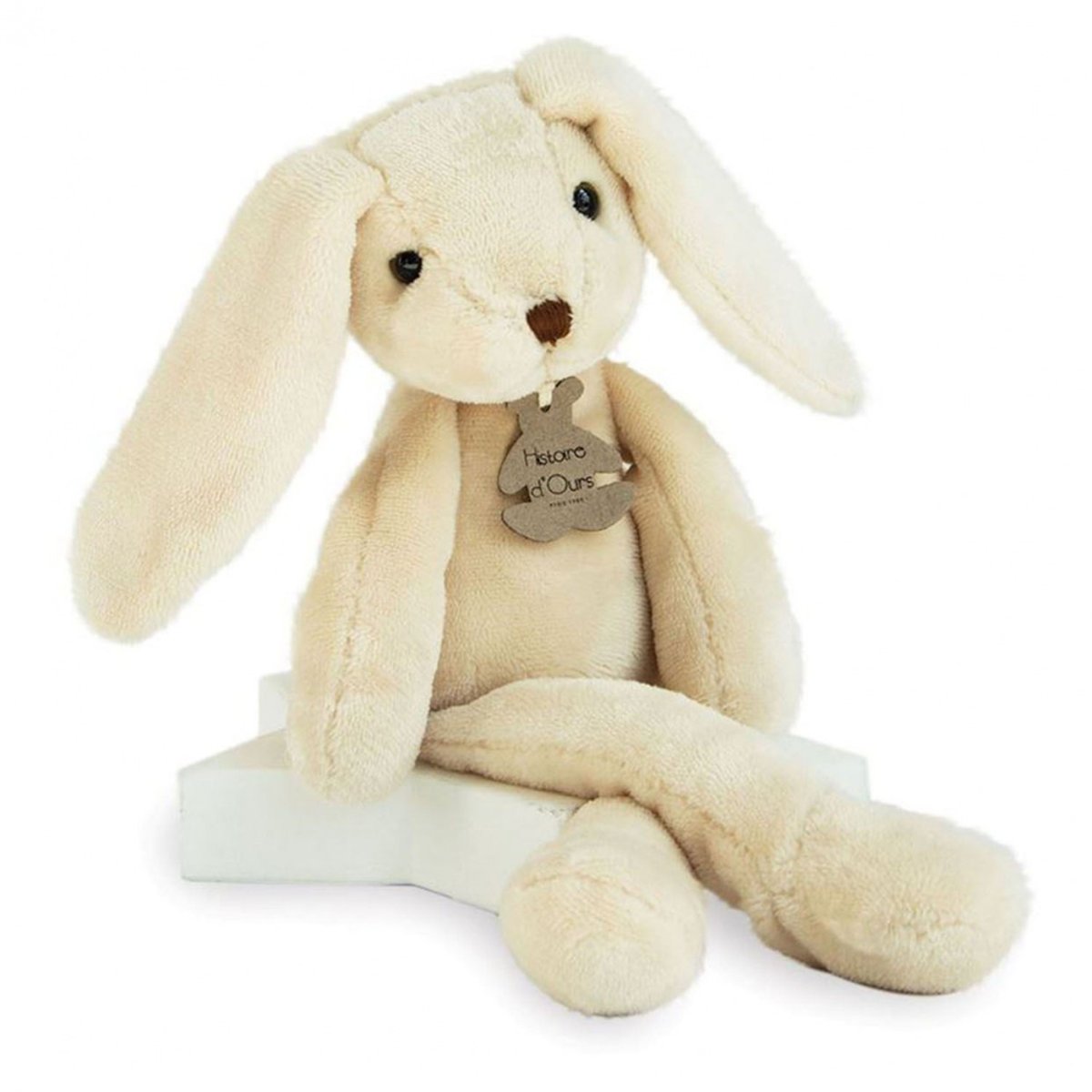 Peluche lapin 40 cm sweety blanc, HISTOIRE D'OURS