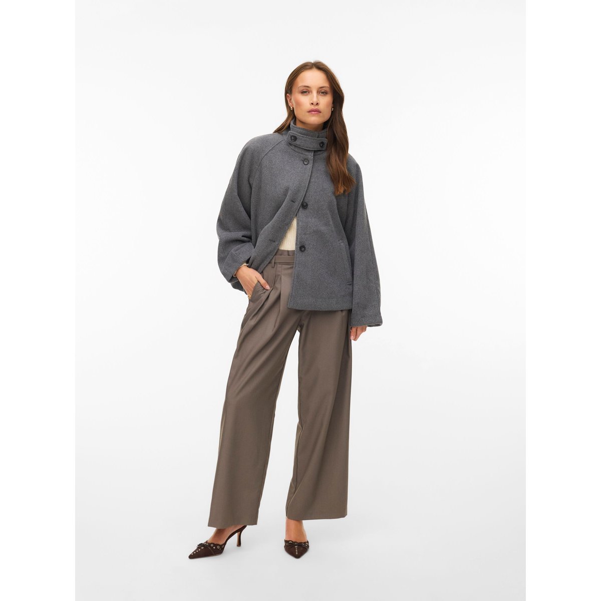 Veste medium grey melange, VERO MODA