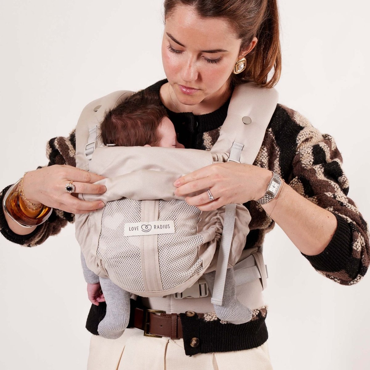 Porte bébé PhysioCarrier V2 blanc, LOVE RADIUS