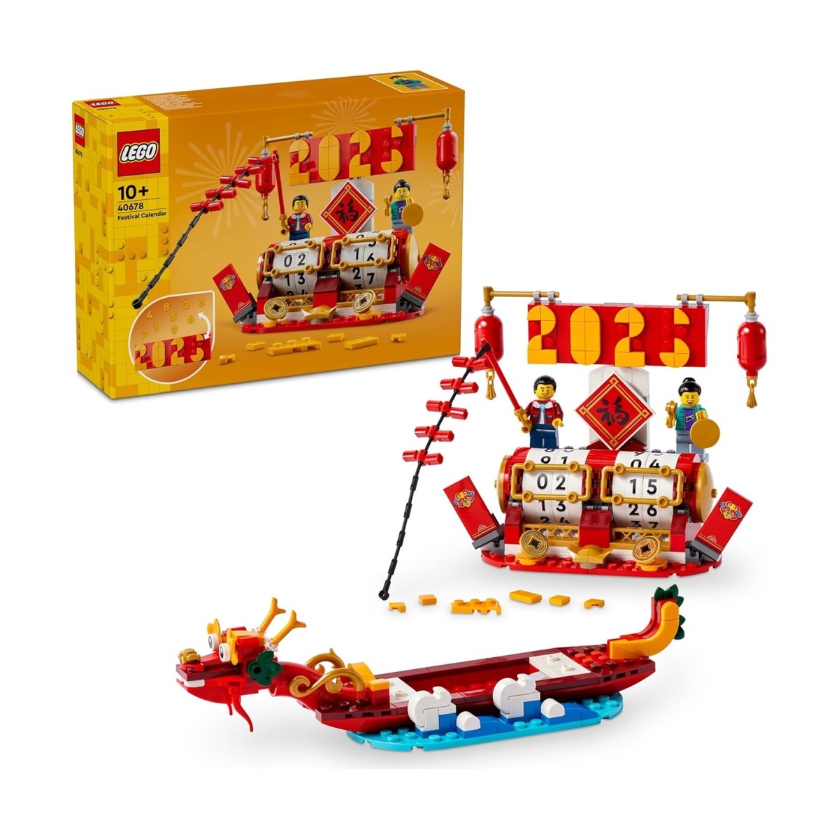 Le calendrier des fête multicolore, LEGO