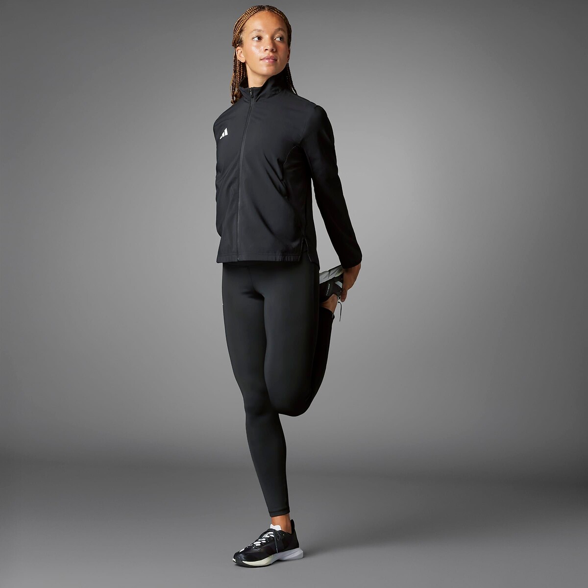 Laufjacke Adizero schwarz, adidas Performance